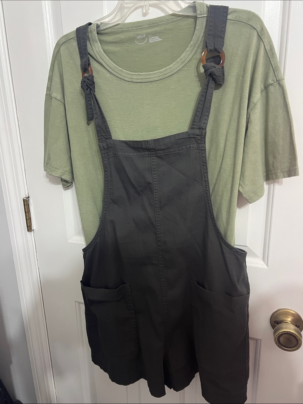 NWT aerie charcoal overalls / beach cover up